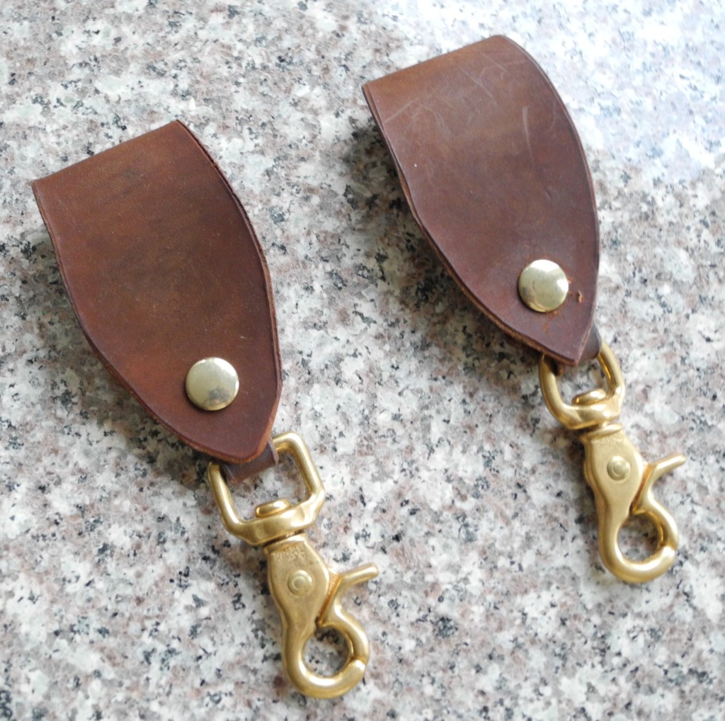 Steampunk Leather Belt Clips